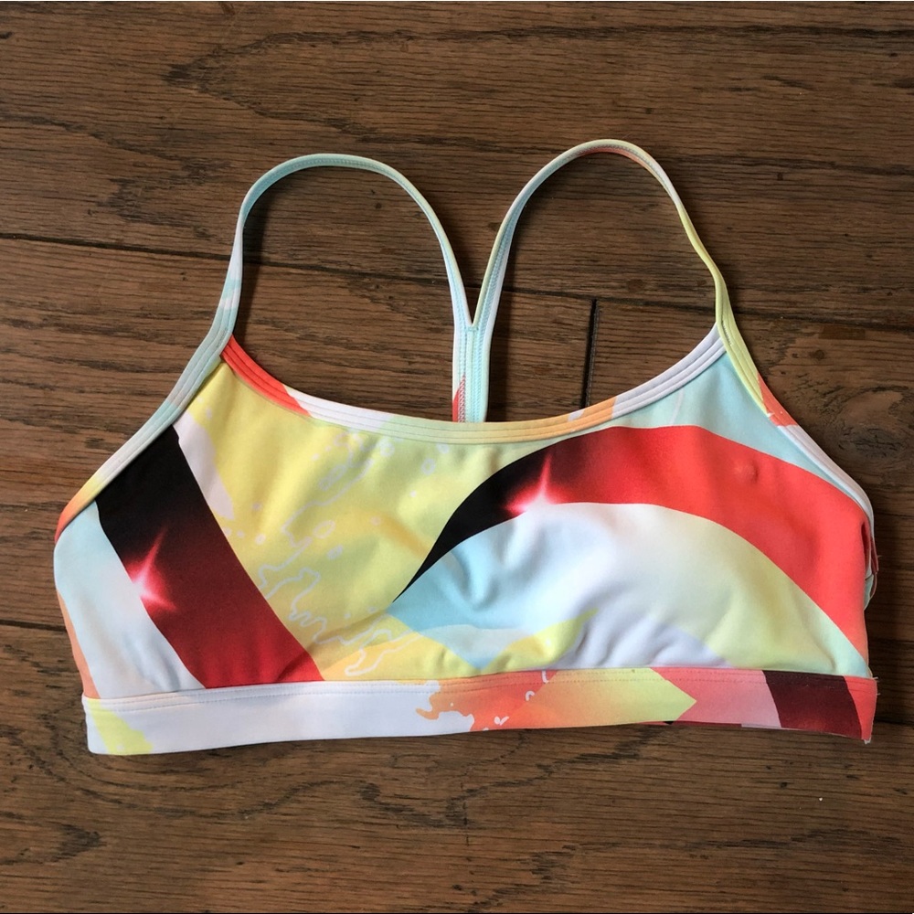 Reebok skinny bra- orange flare